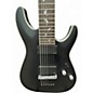 Used Schecter Guitar Research Damien Platinum 7 Black Solid Body Electric Guitar