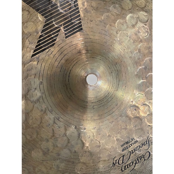 Used Zildjian  14in Custom special dry hats Cymbal