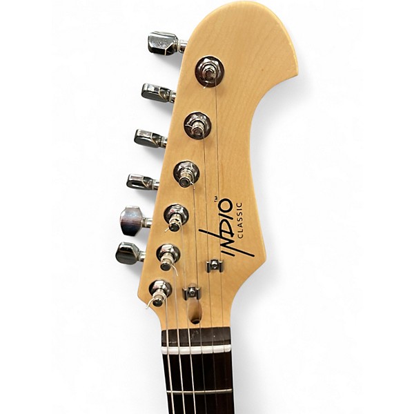 Used Indio CALI Blue Solid Body Electric Guitar