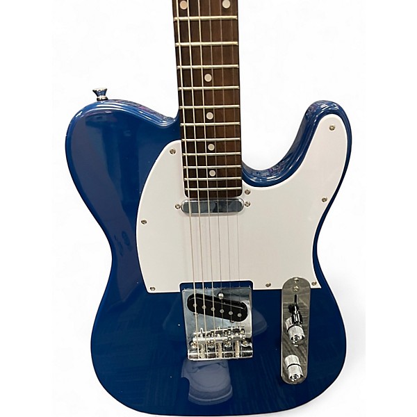 Used Indio TELE STYLE Blue Solid Body Electric Guitar