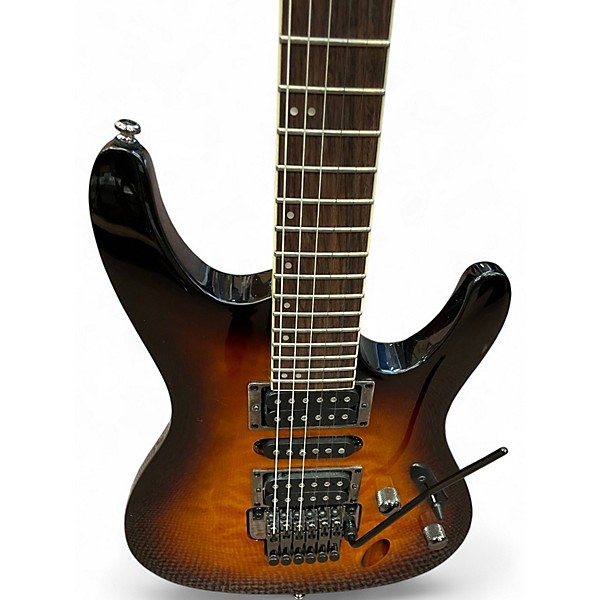 Used Ibanez  S Series S670QM Dragon Eye Burst Solid Body Electric Guitar