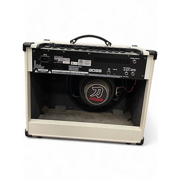 Used BOSS Limited-Edition Katana KTN-50 MkII in WHITE Guitar Combo Amp