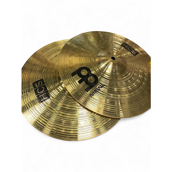 Used MEINL 13in HCS Hi Hat Pair Cymbal