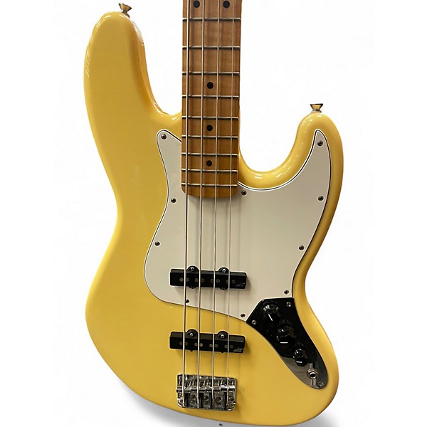 Used Fender Player Jazz Bass Buttercream Electric Bass Guitar