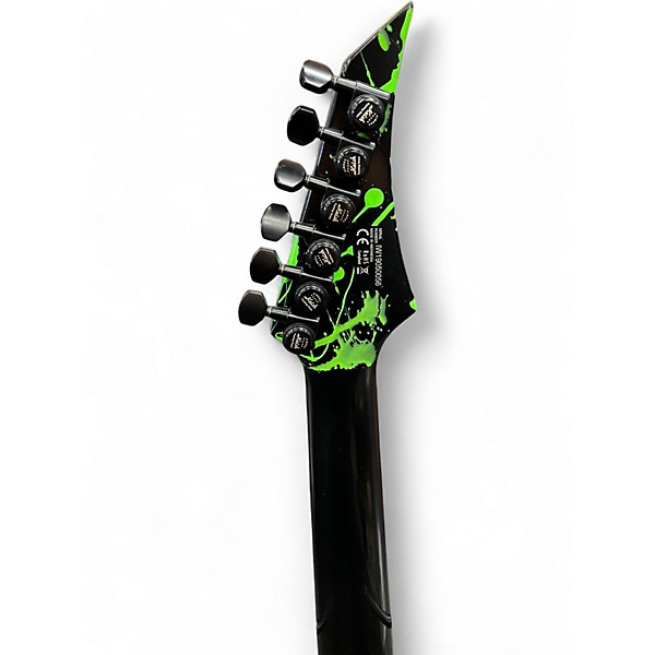 Used Solar Guitars A2.6 Toxic Green Splatter Solid Body Electric Guitar