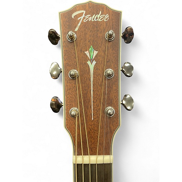 Used Fender Paramount PM-3 Mahogany Acoustic Electric Guitar