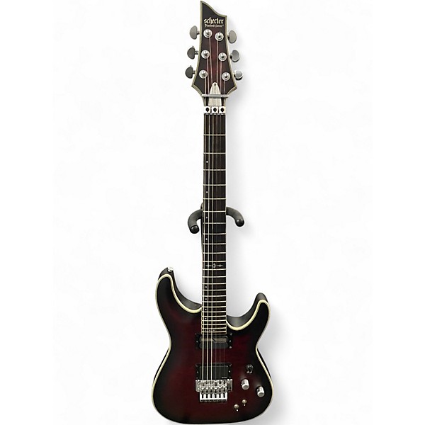 Used Schecter Guitar Research C1 Platinum Black Cherry Solid Body Electric Guitar