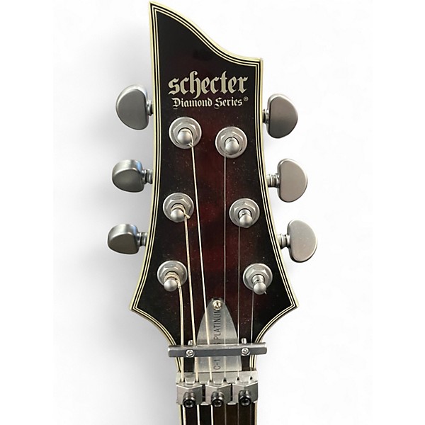 Used Schecter Guitar Research C1 Platinum Black Cherry Solid Body Electric Guitar