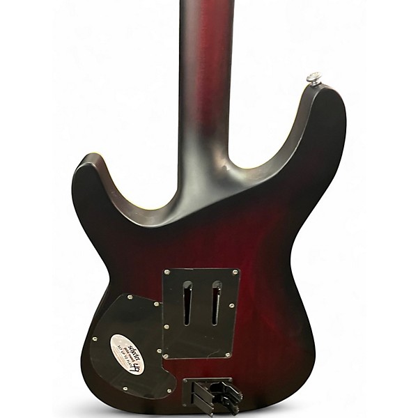 Used Schecter Guitar Research C1 Platinum Black Cherry Solid Body Electric Guitar