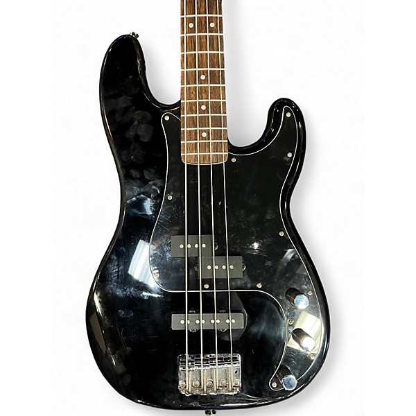 Used Squier Affinity Precision Bass black Electric Bass Guitar