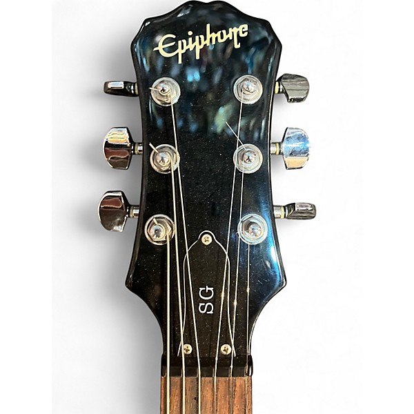 Used Epiphone SG Standard BLACK Solid Body Electric Guitar