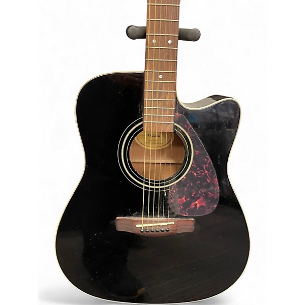 Used Yamaha FX335C  Black Acoustic Electric Guitar