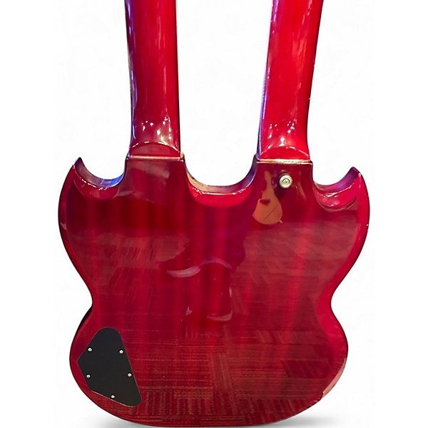 Used Epiphone G1275 Double Neck Cherry Solid Body Electric Guitar