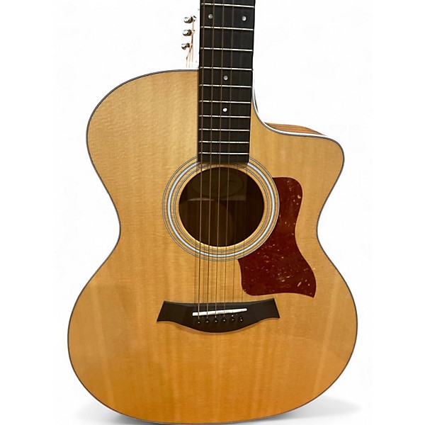 Used Taylor 214CE Natural Acoustic Electric Guitar