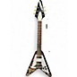 Used Epiphone Jimi Hendrix Signature "Love Drops" Flying V Black Solid Body Electric Guitar