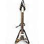 Used Epiphone Jimi Hendrix Signature "Love Drops" Flying V Black Solid Body Electric Guitar