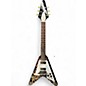 Used Epiphone Jimi Hendrix Signature "Love Drops" Flying V Black Solid Body Electric Guitar