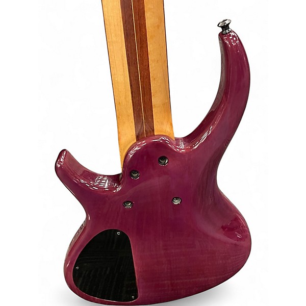 Used Tobias Killer B 6 String Purple Electric Bass Guitar