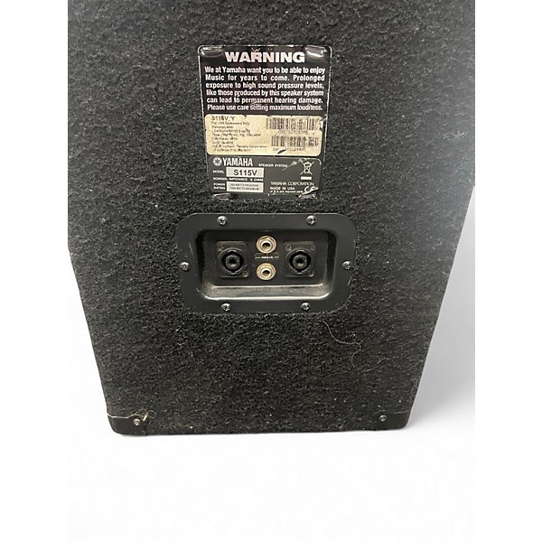 Used Yamaha S115V Pair Unpowered Speaker
