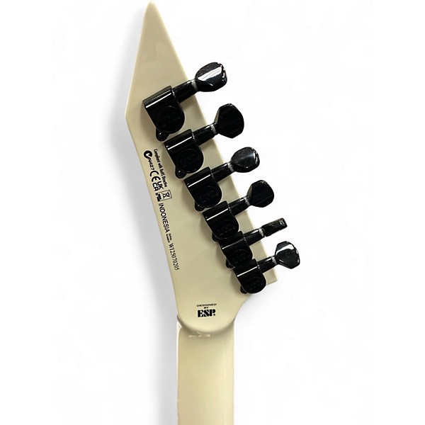 Used ESP LTD EX200 Classic White Solid Body Electric Guitar