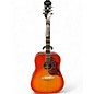 Used Epiphone Hummingbird Pro faded cherry sunburst Acoustic Electric Guitar thumbnail