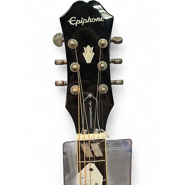 Used Epiphone Hummingbird Pro faded cherry sunburst Acoustic Electric Guitar