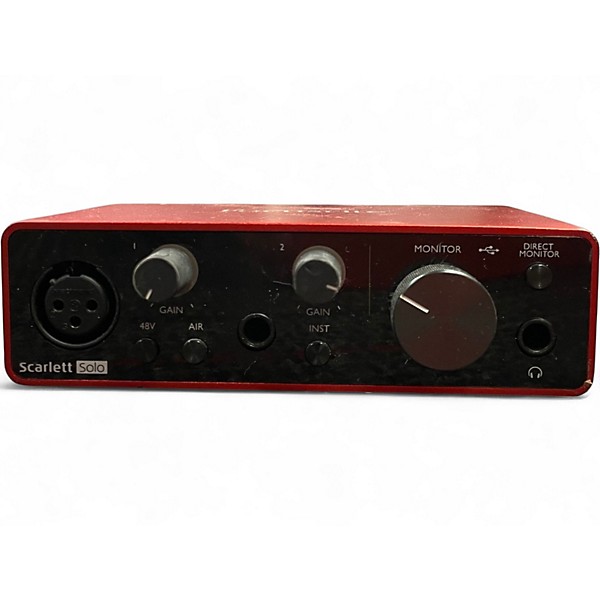 Used Focusrite Scarlett Solo Gen 3 Audio Interface