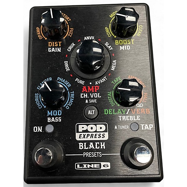 Used Line 6 pod express black Effect Processor