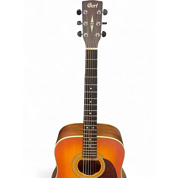 Used Cort EARTH70 LVBS Worn Cherry Acoustic Guitar