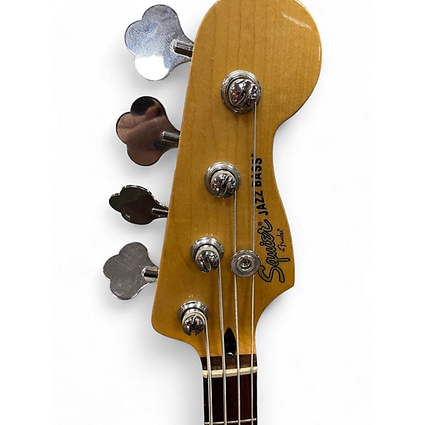 Used Squier JAZZ BASS 2 Color Sunburst Electric Bass Guitar