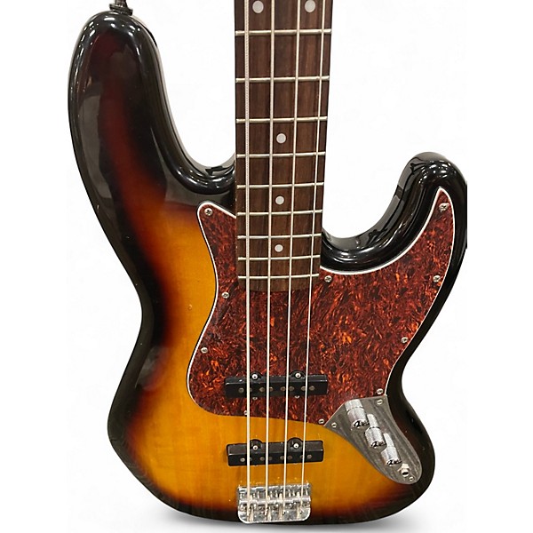 Used Squier JAZZ BASS 2 Color Sunburst Electric Bass Guitar
