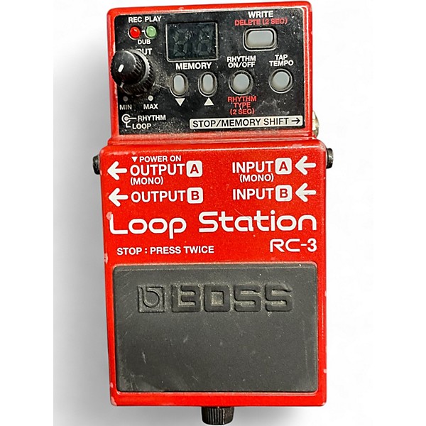 Used BOSS RC3 Loop Station Pedal