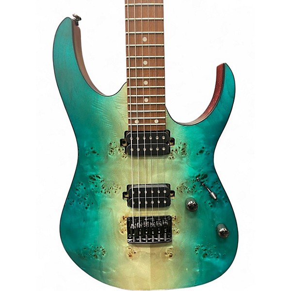 Used Ibanez RG421PB Caribbean Shoreline Solid Body Electric Guitar