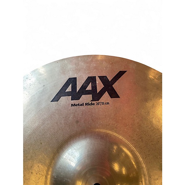 Used SABIAN 20in AAX Metal Ride Brilliant Cymbal