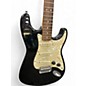 Used Starcaster by Fender Stratocaster Black Sparkle Solid Body Electric Guitar