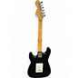 Used Starcaster by Fender Stratocaster Black Sparkle Solid Body Electric Guitar