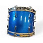 Used 1970s Silvertone 3 Piece Sparkle blue  Drum Kit