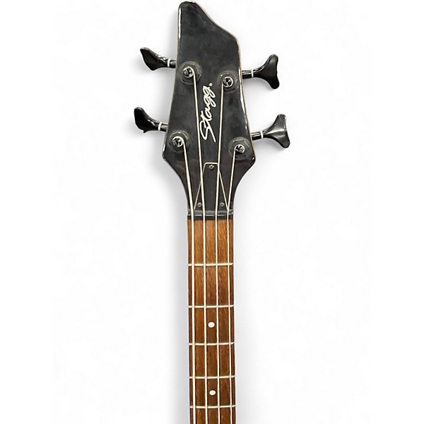 Used Stagg 4 STRING Black Electric Bass Guitar