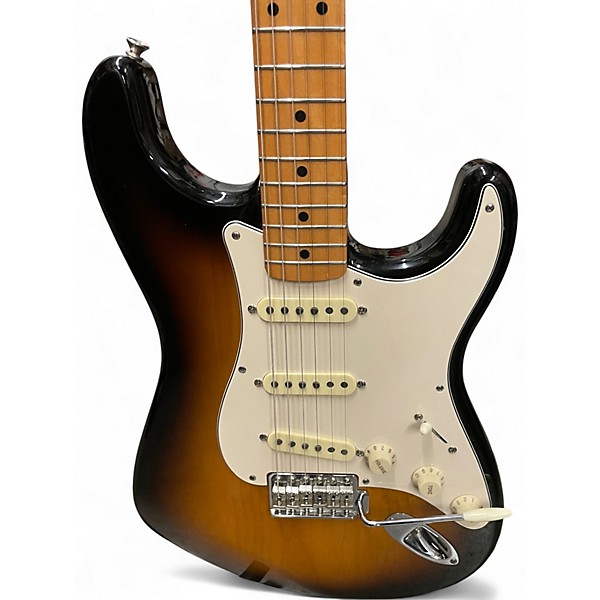Used Fender Classic Series 1950S Stratocaster 2 Tone Sunburst Solid Body Electric Guitar