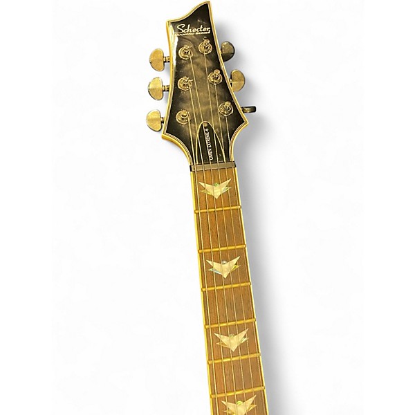 Used Schecter Guitar Research Omen Extreme 6 Trans Black Solid Body Electric Guitar