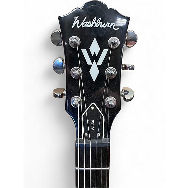 Used Washburn w-64 Red Solid Body Electric Guitar