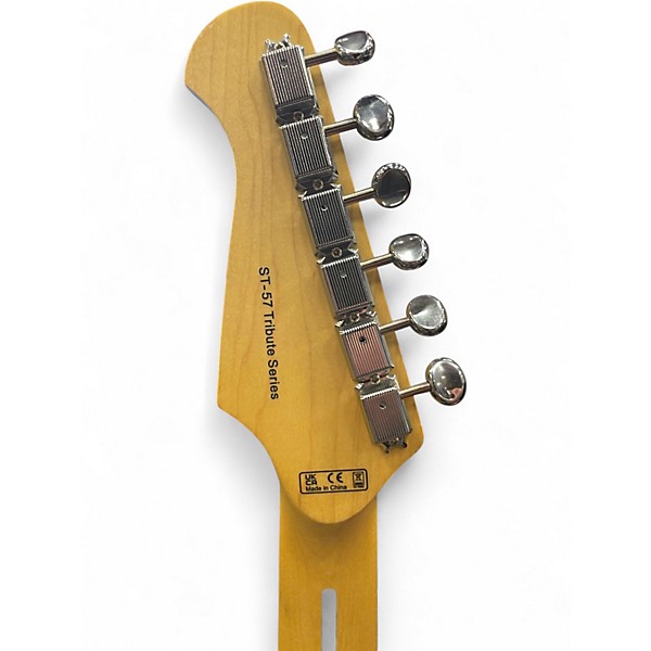 Used Harley Benton tribute series Black Solid Body Electric Guitar