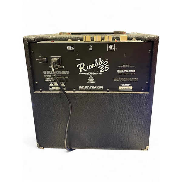 Used Fender Rumble 25 25W 1x8 Bass Combo Amp