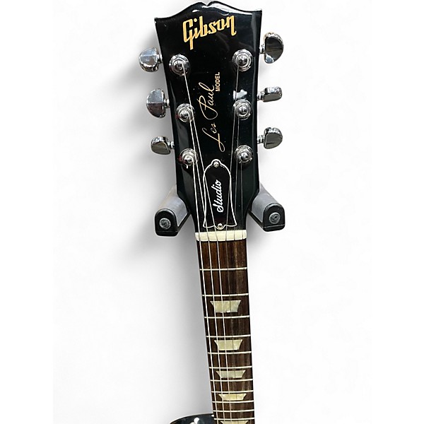 Used 2019 Gibson Les Paul Studio Black Solid Body Electric Guitar