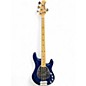 Used 2012 Ernie Ball Music Man Sterling 4 H Blue Pearl Electric Bass Guitar thumbnail
