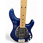 Used 2012 Ernie Ball Music Man Sterling 4 H Blue Pearl Electric Bass Guitar