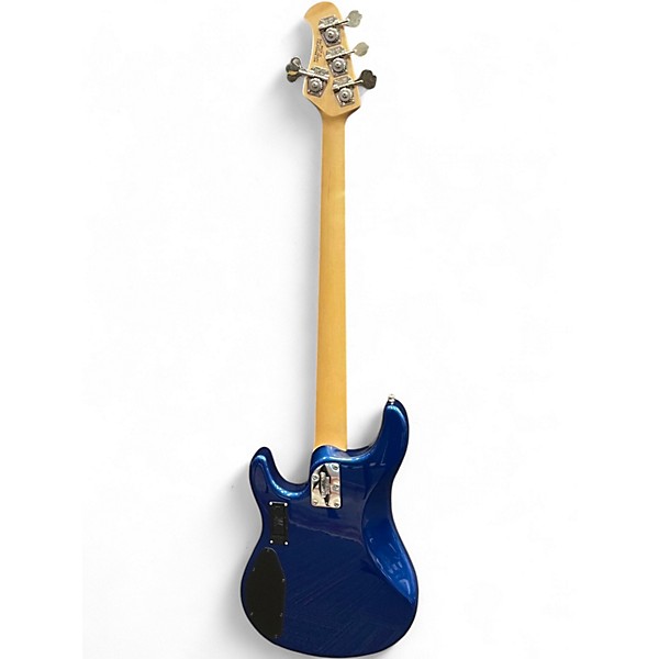 Used 2012 Ernie Ball Music Man Sterling 4 H Blue Pearl Electric Bass Guitar