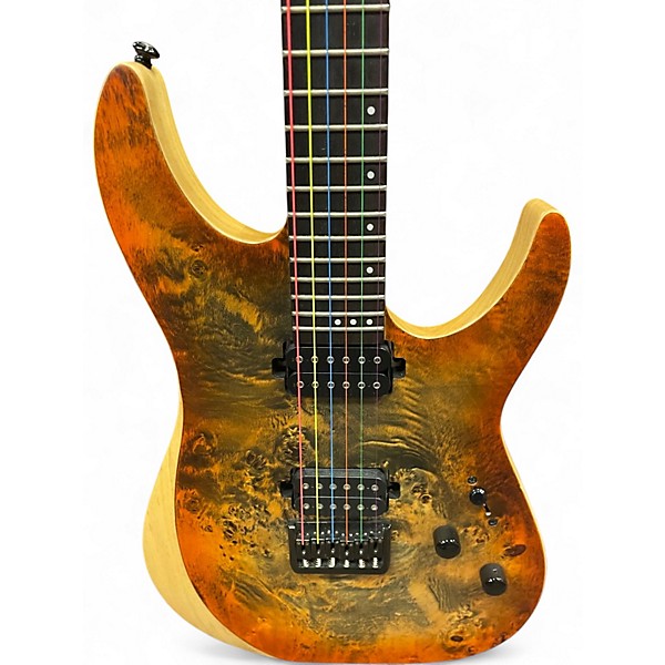 Used Schecter Guitar Research REAPER 6 INFERNO ORANGE Solid Body Electric Guitar