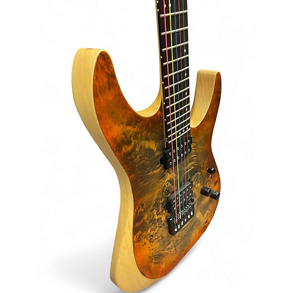 Used Schecter Guitar Research REAPER 6 INFERNO ORANGE Solid Body Electric Guitar