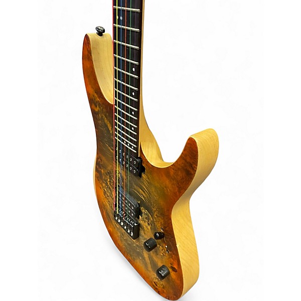 Used Schecter Guitar Research REAPER 6 INFERNO ORANGE Solid Body Electric Guitar